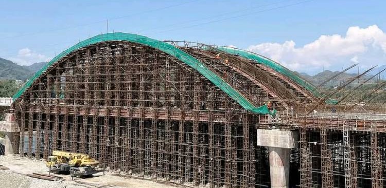 चारलेनको मादी ‘आर्क ब्रिज’ निर्माण अन्तिम चरणमा, ८४% सकियो काम_img