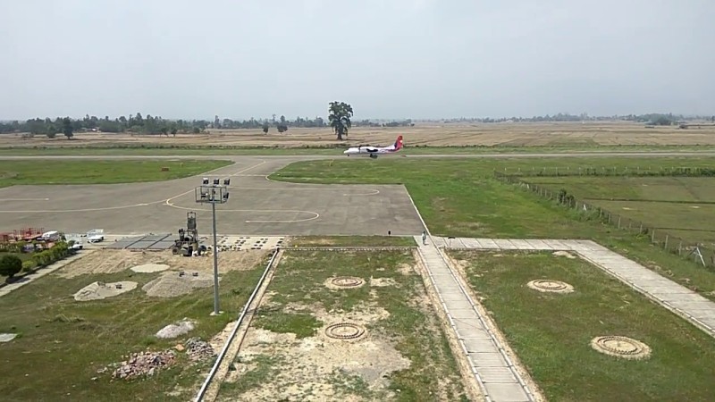 धनगढी विमानस्थलमा दिउँसोको उडान बन्द