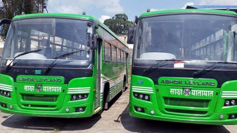 साझाका २० नयाँ बस अर्को साता काठमाडौं आइपुग्ने