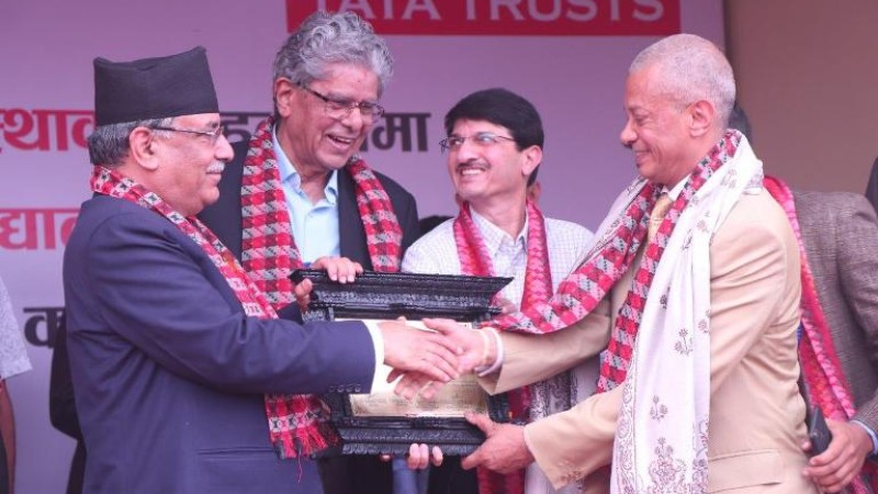 टाटा ट्रस्ट र सिप्रदीयन सहायता संस्थाद्वारा विद्यालय हस्तान्तरण