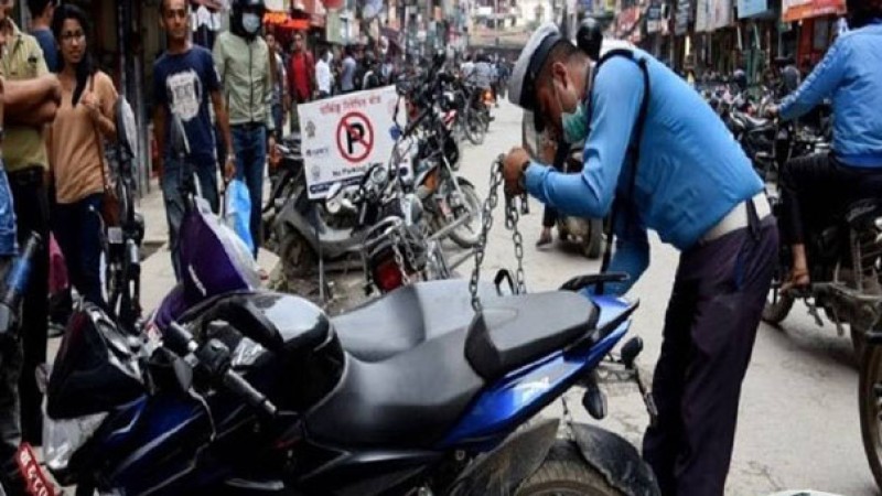 जथाभावी पार्किङ गर्ने ३९ हजार सवारीसाधन कारवाहीमा