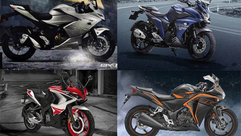 यी ४ बाइकमा कस्तो फरक, सुजुकी जिक्सर एसएफ-२५० ले जित्ला ?