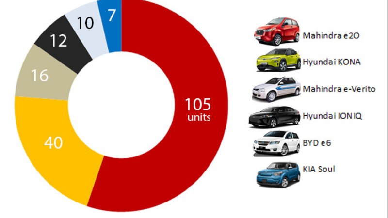 १० महिनामा १९० वटा इलेक्ट्रीक कार बिक्री, कुन कम्पनीको कति (तथ्यांकसहित)