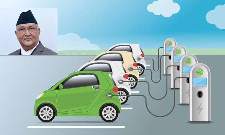 इलेक्ट्रीक गाडी बनाउनुस्, सरकारले सहयोग गर्छः प्रधानमन्त्री ओली_img