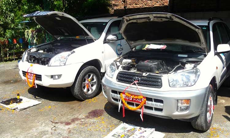 दशैंमा सवारी साधन पुजा गर्दै हुनुहुन्छ ? यी कुरामा ध्यान दिनुहोस्_img