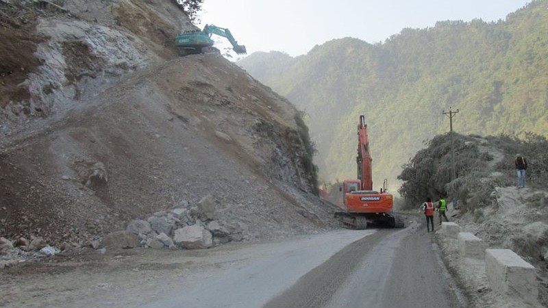 नारायणगढ मुग्लिन सडकखण्ड एकतर्फी