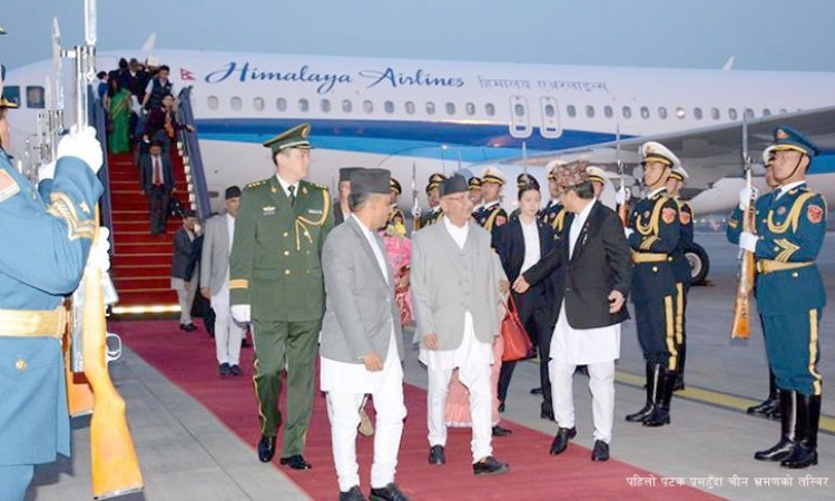 राष्ट्रिय ध्वजाबाहक जहाजमा किन चीन जान चाहँदैनन्  ओली_img