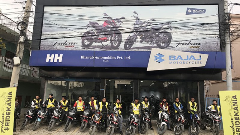 पल्सर राईड मेनिया सम्पन्न