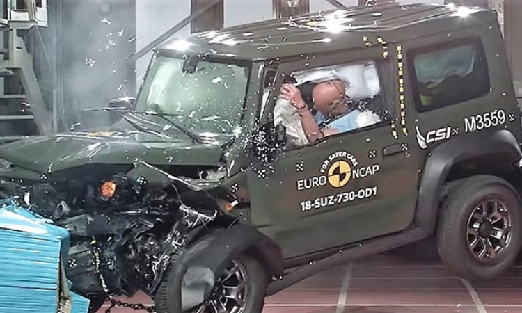 क्र्यास टेस्टमा सुजुकी जिम्नीको कमजोर प्रदर्शन, यस्तो छ रेटिङ_img