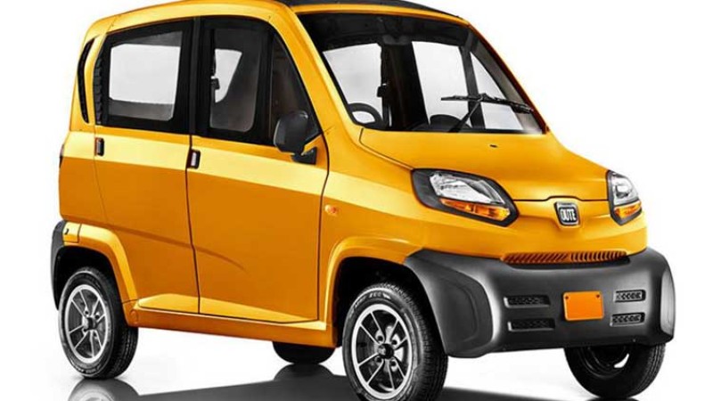 एक लिटर पेट्रोलले ३६ किमी माइलेज दिने बजाजकाे क्यूट कार