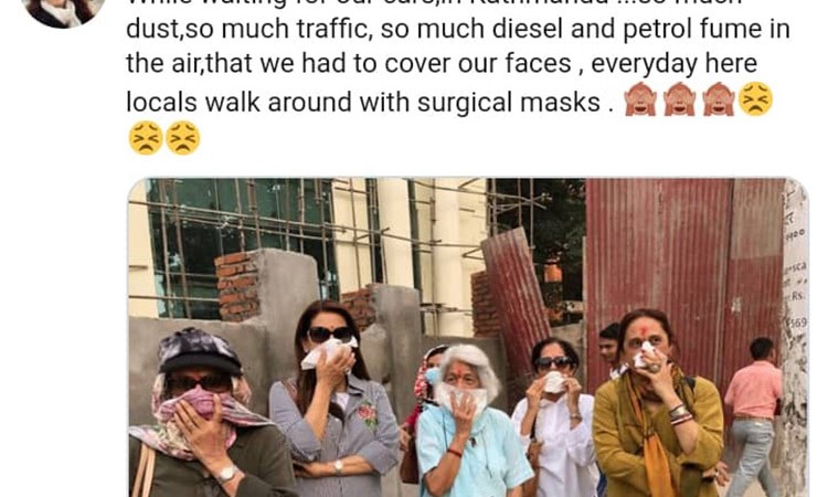 उपत्यकाको धुलो बारे जुही चावलाको टुईट हेर्नुभयो मेयर साप !_img