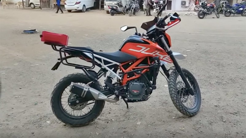 हेर्नुहोस् रोयल इन्फिल्डको पार्टसमा बनेको डूक ३९० एड्भेन्चर