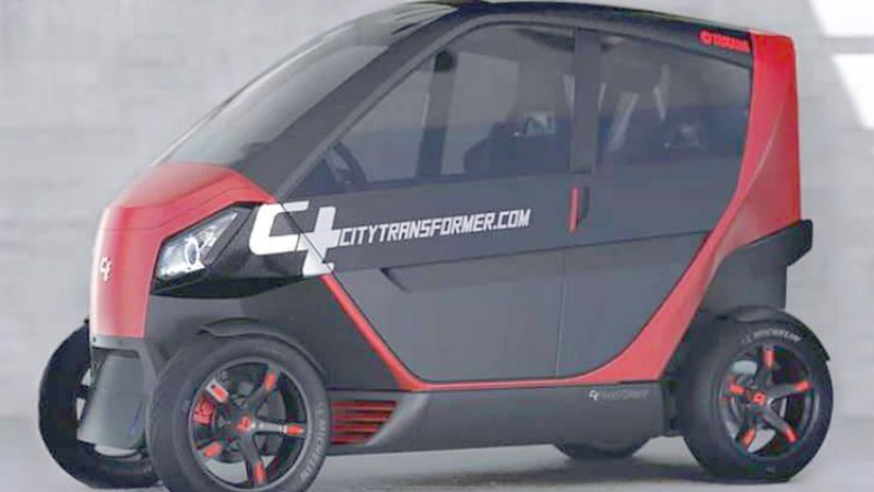 पार्किङ अभावले जन्माएको फोल्ड गर्न मिल्ने कार