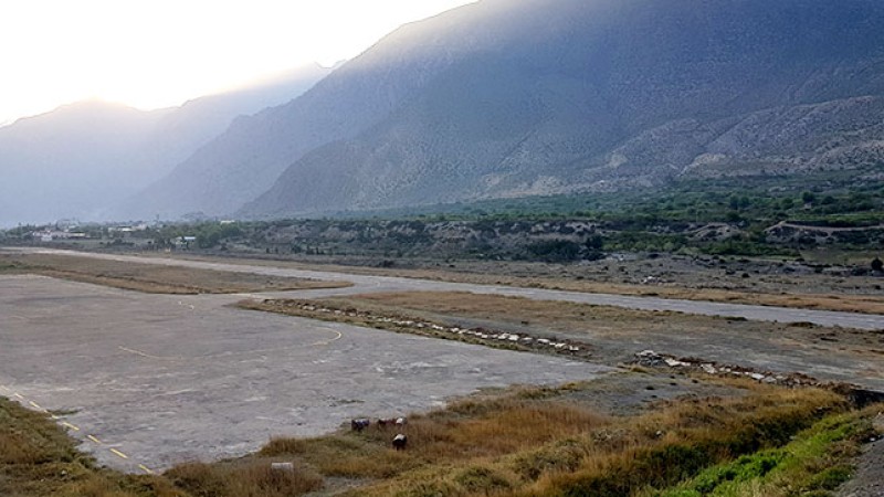 जोमसोम विमानस्थल स्तरोन्नति शुरु