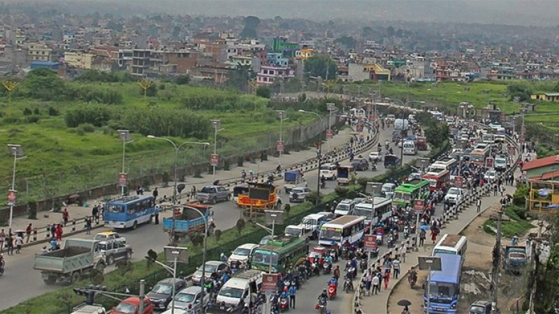 मनोहरा करिडोर निर्माण सुरु, केहि दिनमै कोटेश्वरको जाम कम हुने