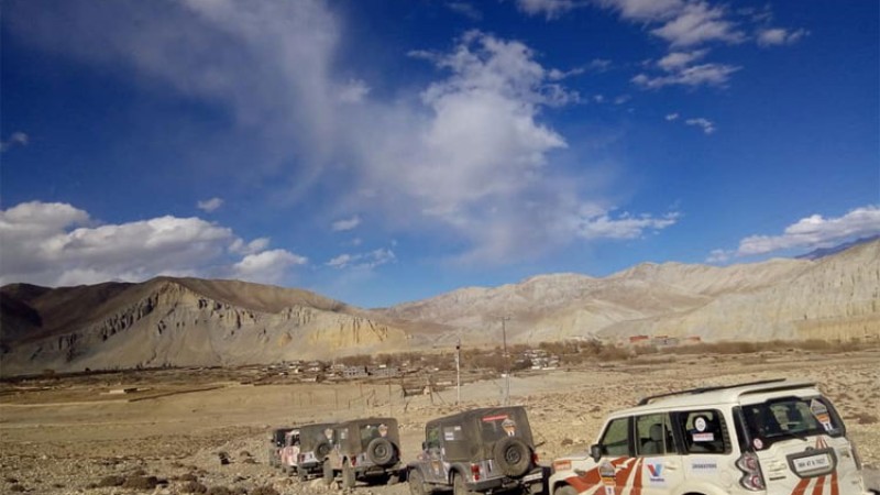 महिन्द्रा एडभेन्चर टिम पुग्यो अपर मुस्ताङ