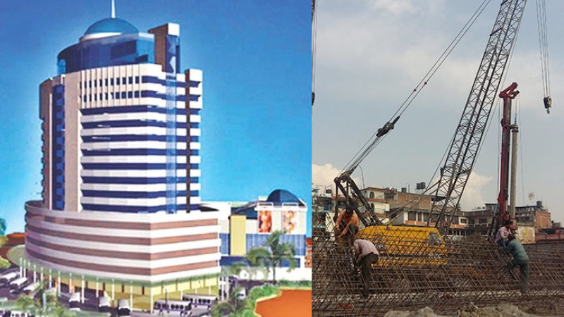 भ्यूटावर निर्माणको सम्पूर्ण काम रोकियो, गुणस्तर जाँच्न बिज्ञ खोज्दै महानगर