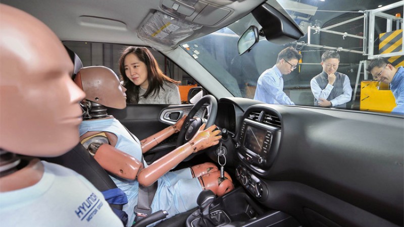 मल्टी कोलिजन एयरब्याग बनाउँदै हुन्डाई, सुरक्षामा नयाँ फड्को