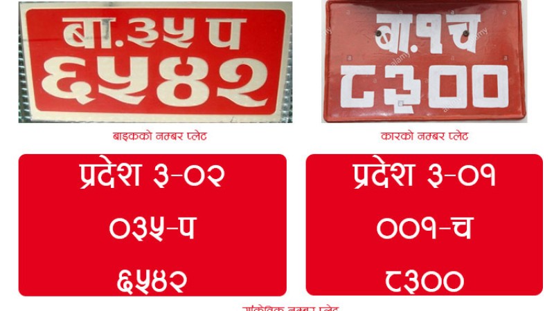 अब यसरी परिवर्तन हुन्छ, तपाईंको बाइक वा कारको नम्बर प्लेट