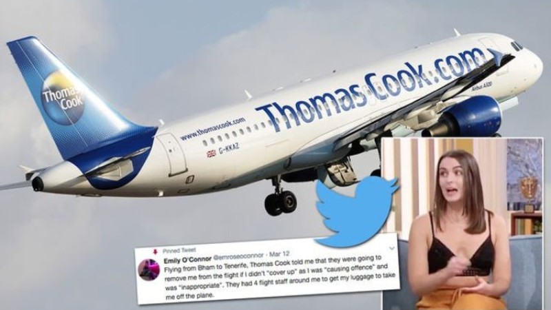 छोटो कपडा लगाएको भन्दै २१ वर्षिय युवतीलाई जहाजबाट ओर्लन भनेपछि…