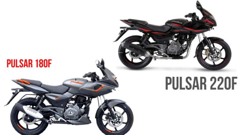 बजाज पल्सर १८० एफ र २२० एफमा यी हुन् समानता र फरक