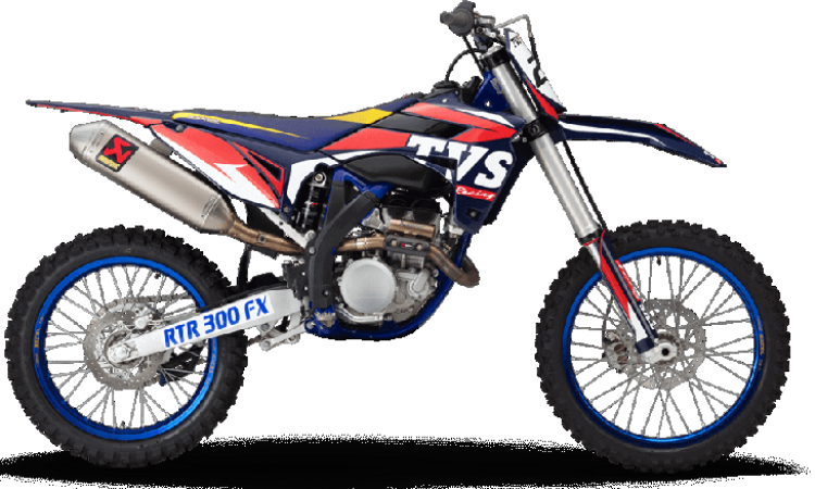 यस्तो छ टीभीएस RTR-300 FX डर्ट बाइक_img