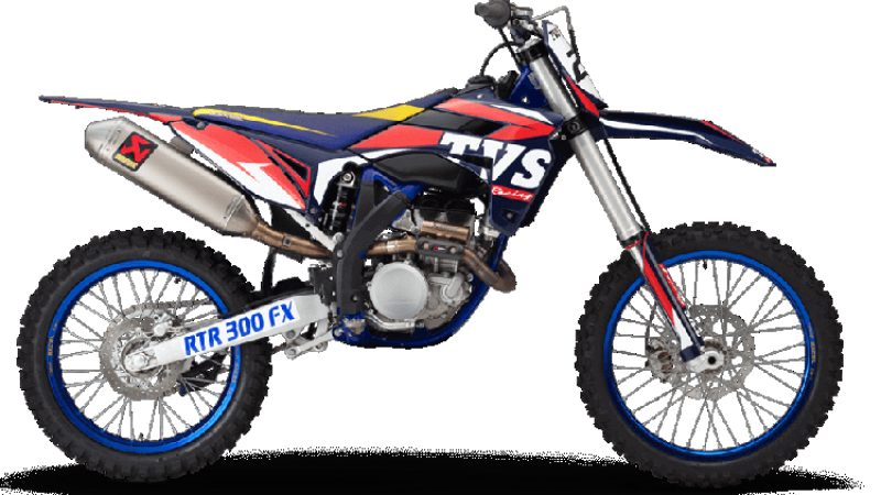 यस्तो छ टीभीएस RTR-300 FX डर्ट बाइक