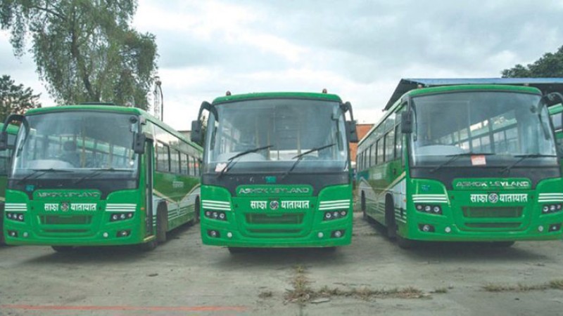 साझाका बस ७१ पुगे, यस्तो छ १० रुट