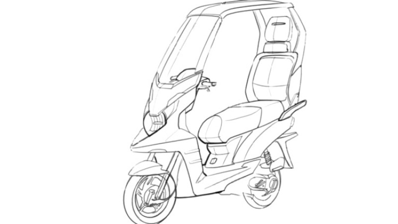 अनौठो स्कुटर ! पेट्रोल नचाहिने, छतमा सोलार जडान