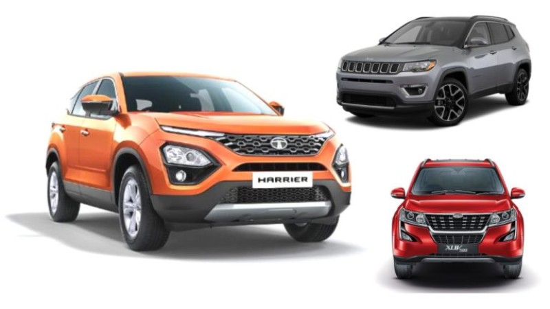 महिन्द्रा एक्सयूभी-५००, जीप कम्पासलाई टाटा ह्यारियरको कडा चुनौति