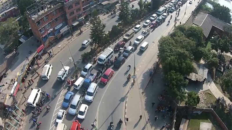 थापाथलीमा हुने जाम हटाउन बन्यो यस्तो योजना