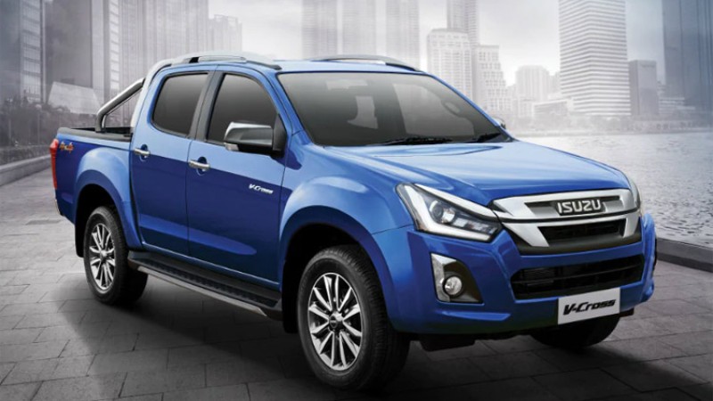 इसुजुको भी–क्रस पिकअपको फेसलिफ्ट मोडल सार्वजनिक