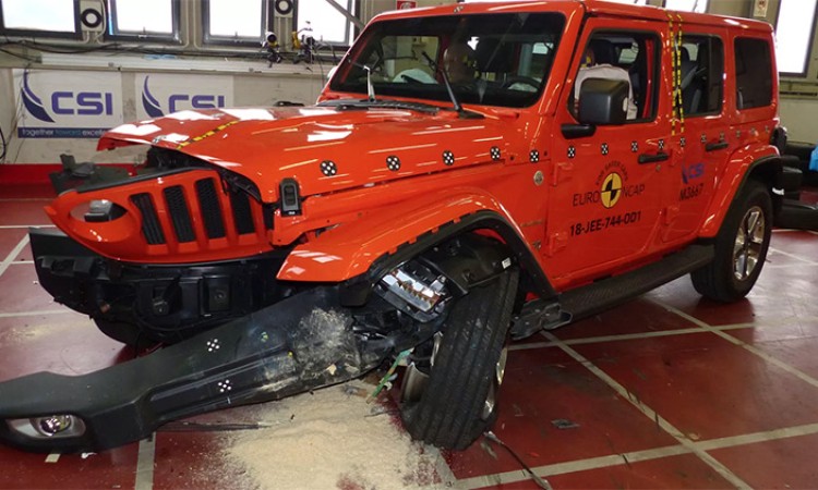 जीप र्याङलरले पायो क्रयास टेष्टमा १ स्टार रेटिङ्ग (भिडियोसहित)_img