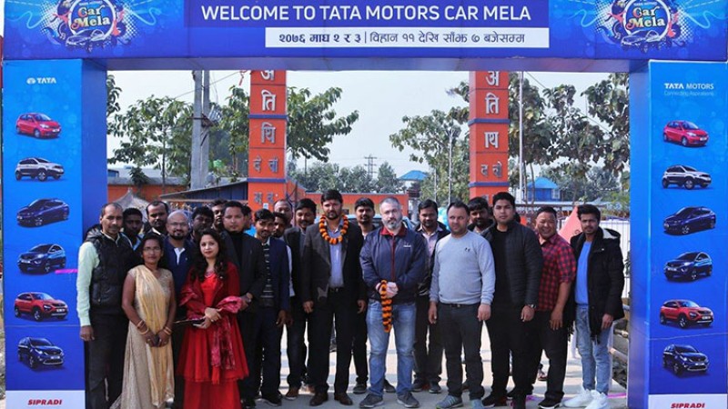 जनकपुरमा टाटा मोटर्सको कार मेला शुरु