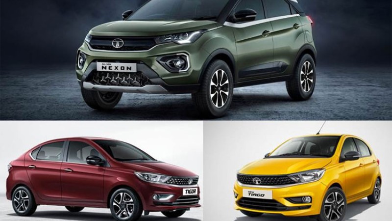 टाटा टिगोर, टियागो र नेक्सनको फेसलिफ्ट मोडल तयार