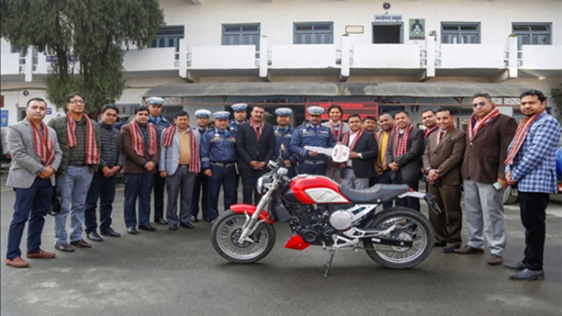 उपत्यकाको ट्राफिक व्यवस्थापनमा नाडाले सहयोग गर्ने, दियो २०० सीसीको मोटरसाइकल