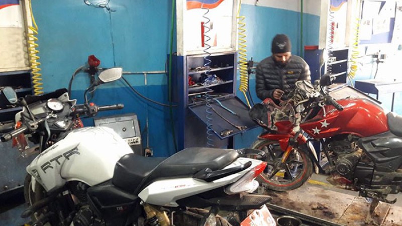 टीभीएसका उपत्यकामा १२ सहित करिब ६० सर्भिस सेन्टर आजबाट खुल्ला