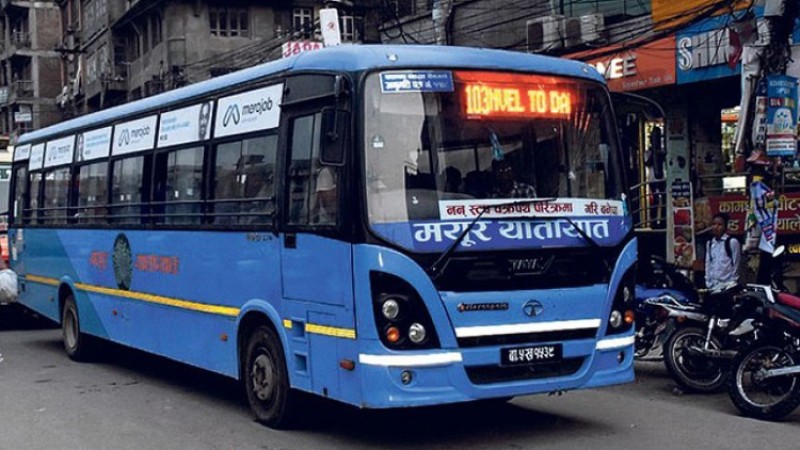 मयुर यातायातको सेवा सुरु, चक्रपथमा गुड्न थाले बस