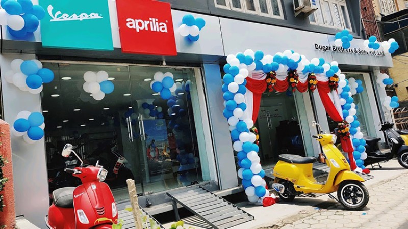 भेस्पा अप्रिलियाको शोरुम टेकुमा, यस्ता छन् छुट तथा सुबिधा