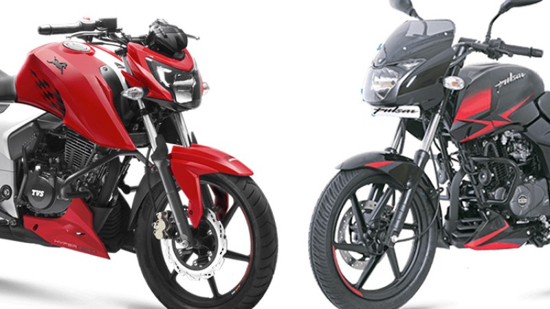 पल्सर १५० टिडीलाई टक्कर दिन आरटीआर १६० फोर भी सिंगल डिस्क, मूल्य दुई हजार फरक