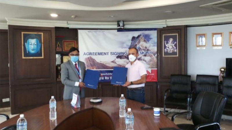 अशोक लेलैण्डका गाडी किन्न माछापुच्छ्रे बैंकको सहुलियत कर्जा