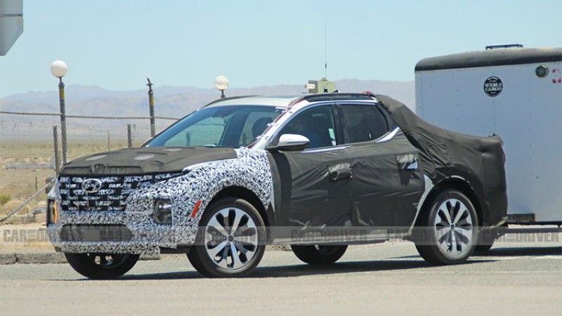 तयार हुँदै हुन्डाईको पहिलो पीकअप, देखियो परिक्षणमा