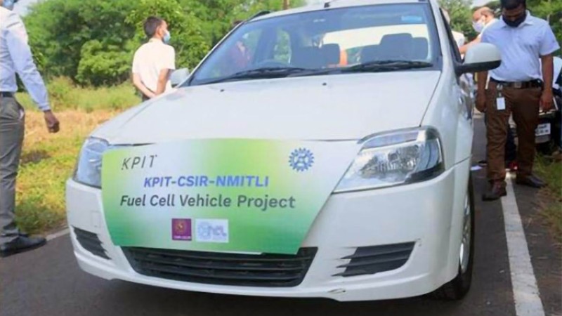 भारतमा बन्यो पहिलो हाइड्रोजन फिउल सेल कार