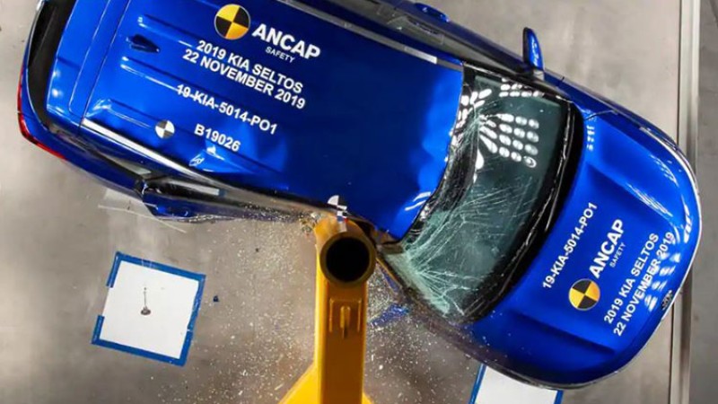 किया सेल्टोसको क्रयास टेष्टमा कमजोर प्रदर्शन, पायो ३ स्टार रेटिङ