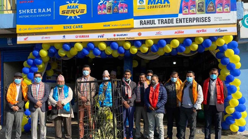 पोखराको श्रीराम मोटरसाईकल वर्कशप ‘म्याक सर्भ’मा स्तरोन्नती, डिसेम्बर महिनामा छुट अफर
