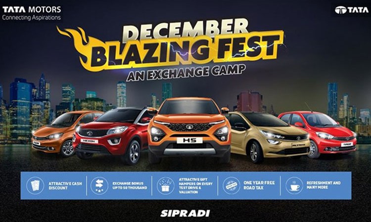 टाटाले शुक्रबार र शनिवार ‘व्लेजिङ फेस्ट’ गर्ने, गाडी किन्नेलाई अफरै अफर_img