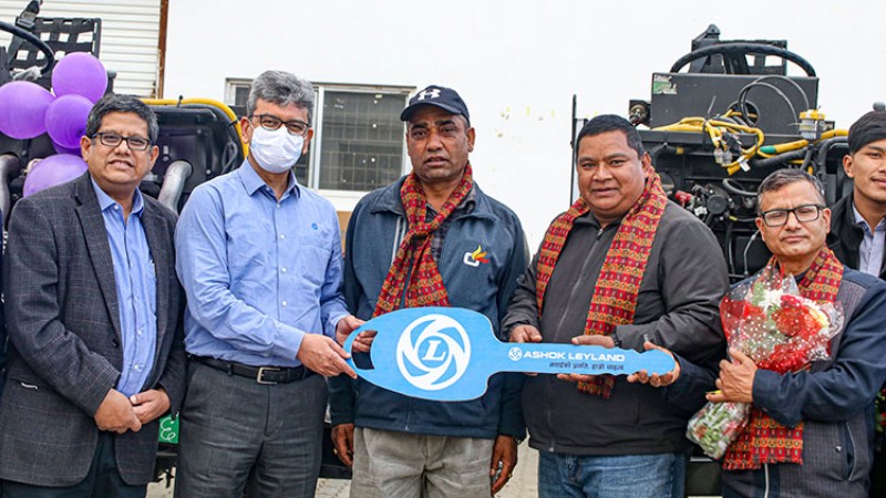 अशोक लेलैण्ड बसहरूको च्यासिस हस्तान्तरण