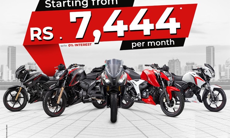 मासिक ७ हजार किस्ताबाट टीभीएसको अपाचे सिरिज_img