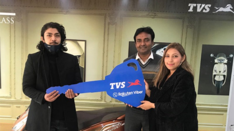 जगदम्बा मोटर्सको ‘डाउनलोड एन्ड विन’को विजेता प्रधान