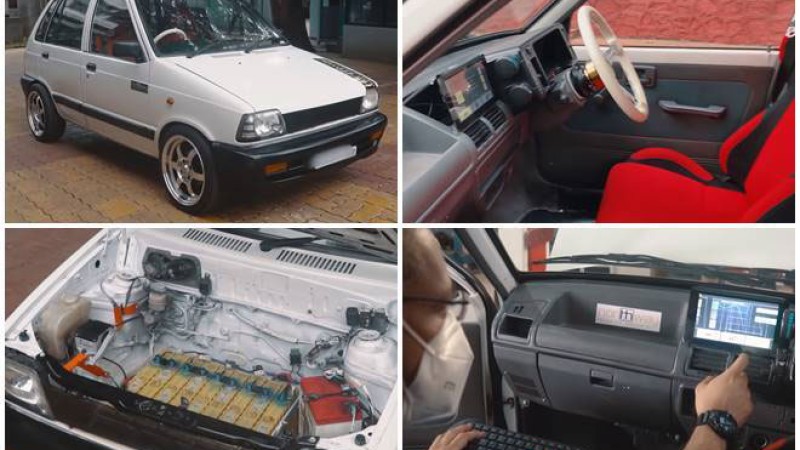 पुरानो गाडीमा ७ लाख खर्च गरे नयाँ इलेक्ट्रीक कार बन्ने